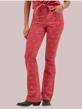 NWT Wrangler High Rise Bold Boot Jeans in Diamond Bay Size 12 31x32